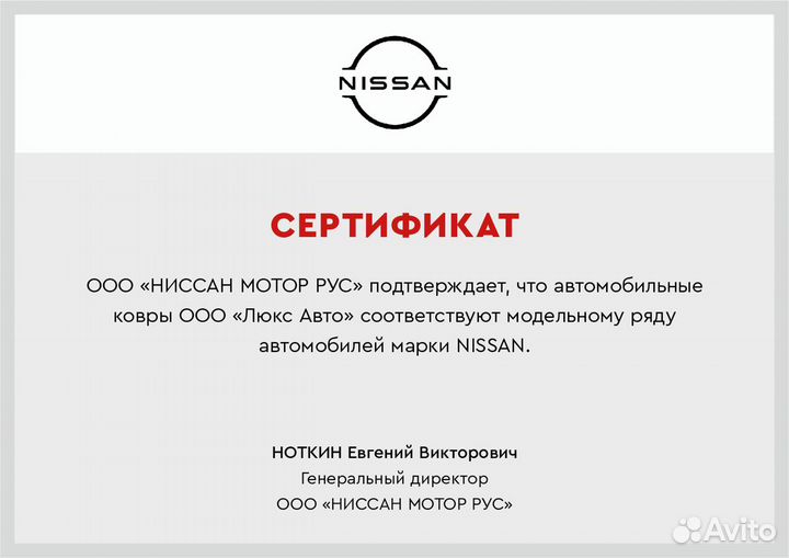 3D Коврики Nissan Murano Z51 Z52 Экокожа