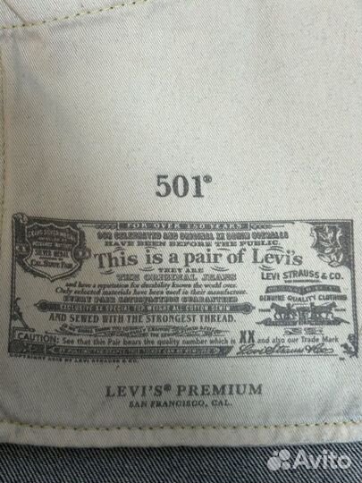 Джинсы levis 501