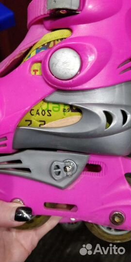Роликовые коньки детские раздвижные