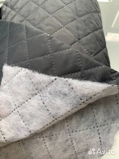 Термо подклад на синтепоне черный