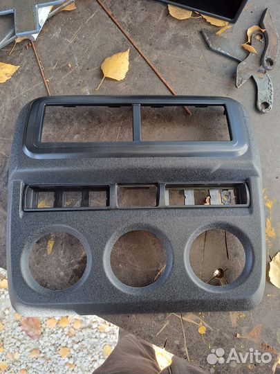 Консоль на ниву с карманом