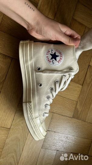 Comme des garcons кеды высокие converse