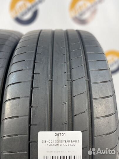 Goodyear Eagle F1 Asymmetric 3 SUV 285/40 R21 106W