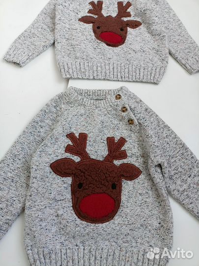 Б/у новогодний свитер