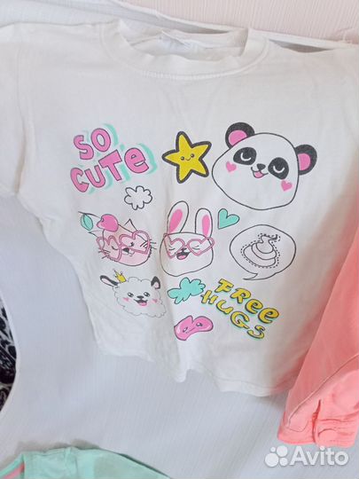 Одежда пакетом для девочки 110 116