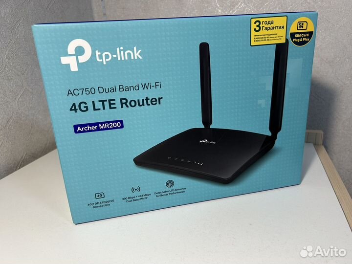 Роутер TP-link AC750 Dual Band Wi-Fi 4G Lte