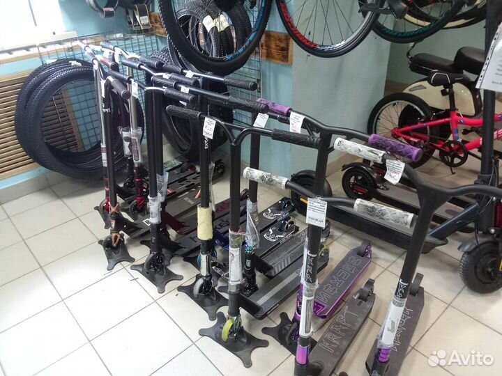 Трюковые самокаты Стрит и парк, SCS и HiC