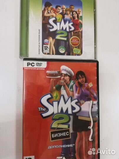 Компьютерные игры диски Симы. Лицензия