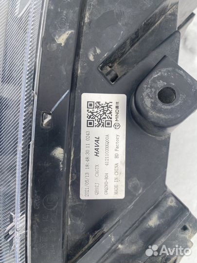 Фара правая haval F7