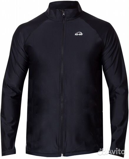 Мужская лайкровая куртка на молнии с длинным рукав