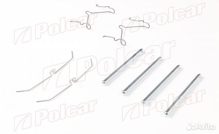 Монтажный комплект тормозных колодок на Хендай Sti