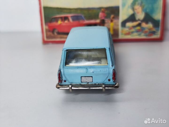 Модель Москвич 434, СССР, голубой, А6, без ми,1:43
