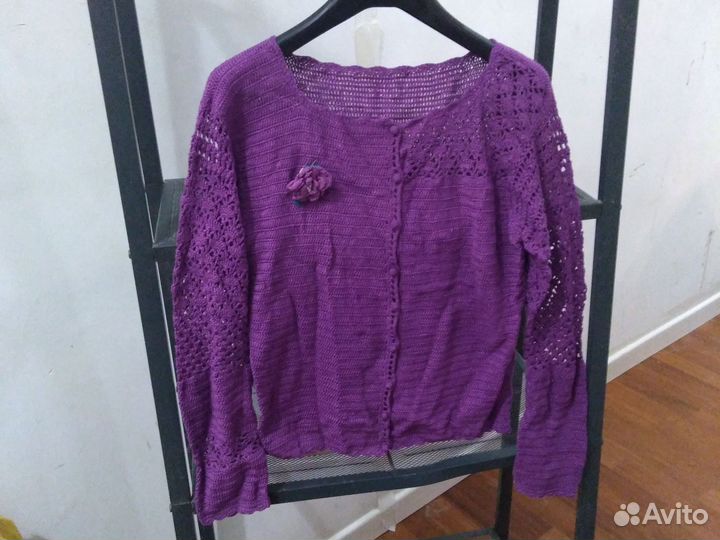 Кардиган хб связан крючком