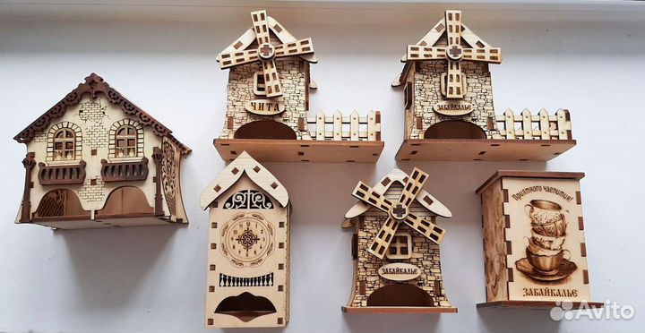 Чайные домики из кедра, сувениры, подарки, изделия