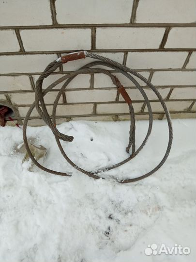 Трос буксировочный стальной