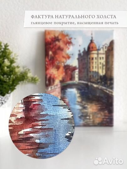 Картина интерьерная на холсте печать