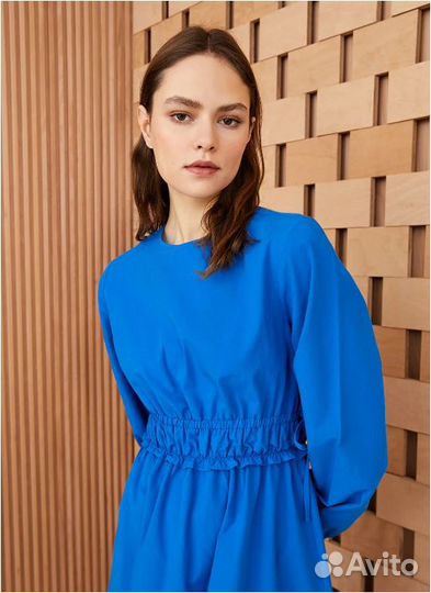 LCW, оригинал, роскошное платье цвета василька