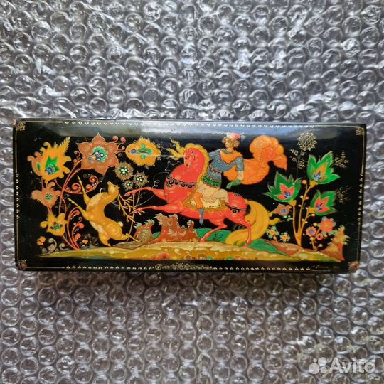 Шкатулка Палех СССР, 1981 год