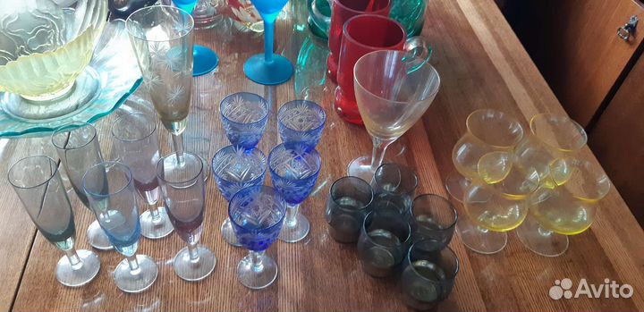 Цветное стекло,хрусталь