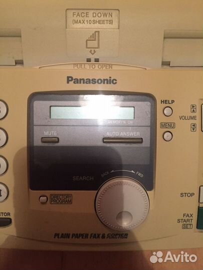 Факс panasonic