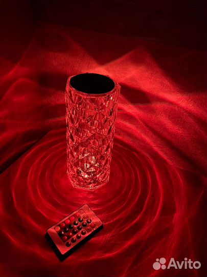 Светильник ночник безпроводной хрустальный свет