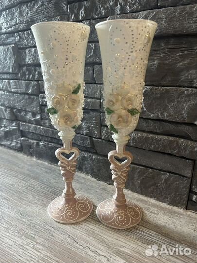 Свадебные фужеры/бокалы