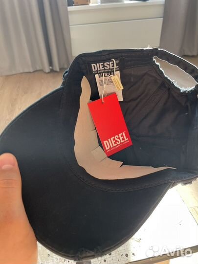 Кепка бейсболка diesel черная