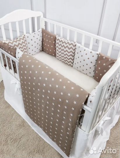 Бортики в кроватку новорожденного