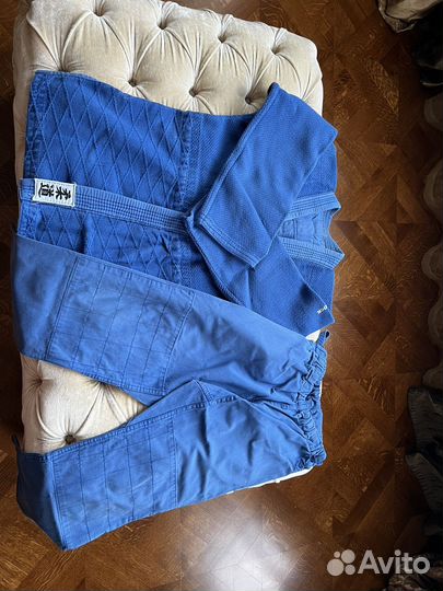 Кимоно для дзюдо синее