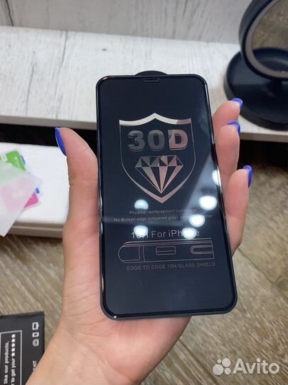 Защитное стекло на iPhone 10