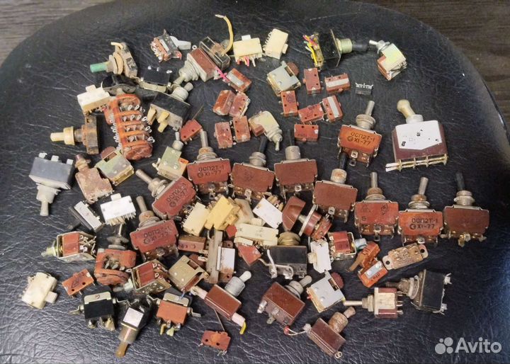 Переключатели СССР новые и б/у радиодетали