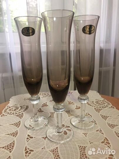 Хрустальные фужеры 