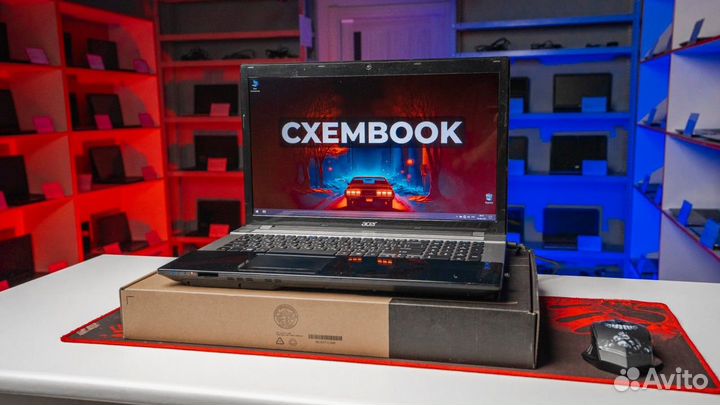 Игровой ноутбук Acer 17,3: 12гб, i7, GT 630M