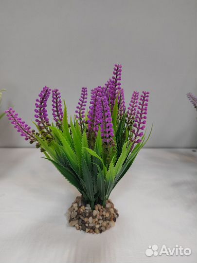 Искусственные растения для аквариума 15см декор