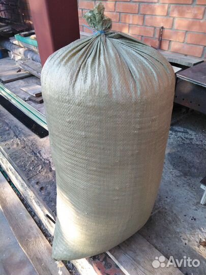 Опилки стружка в мешках