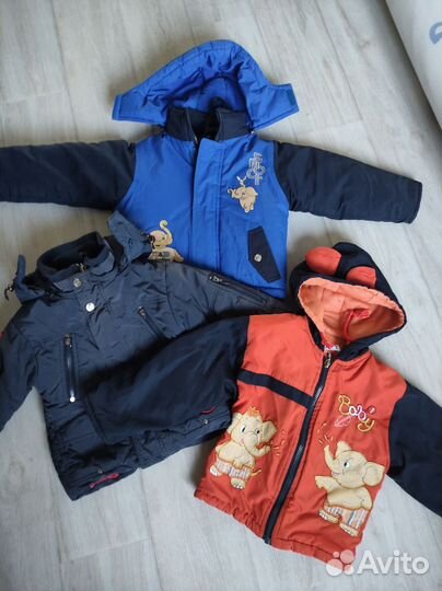 Бронькуртки детские 2 года пакетом 86 92 размер