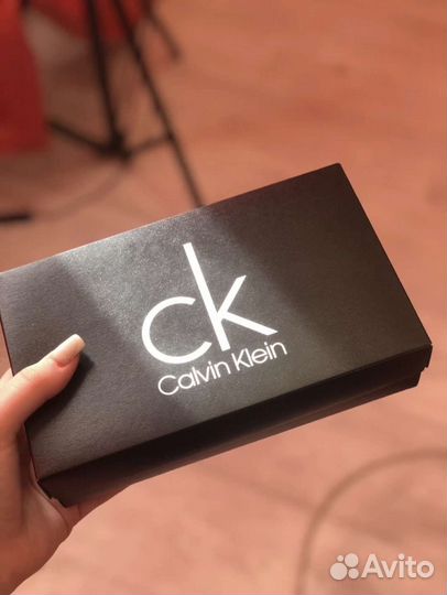 Calvin Klein набор кошелек,ремень