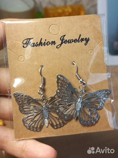 Серьги набор бижутерия