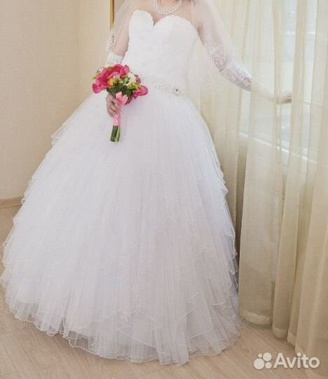 Свадебное платье 48-50 размер