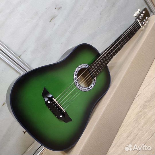 Гитара акустическая новая с широким грифом