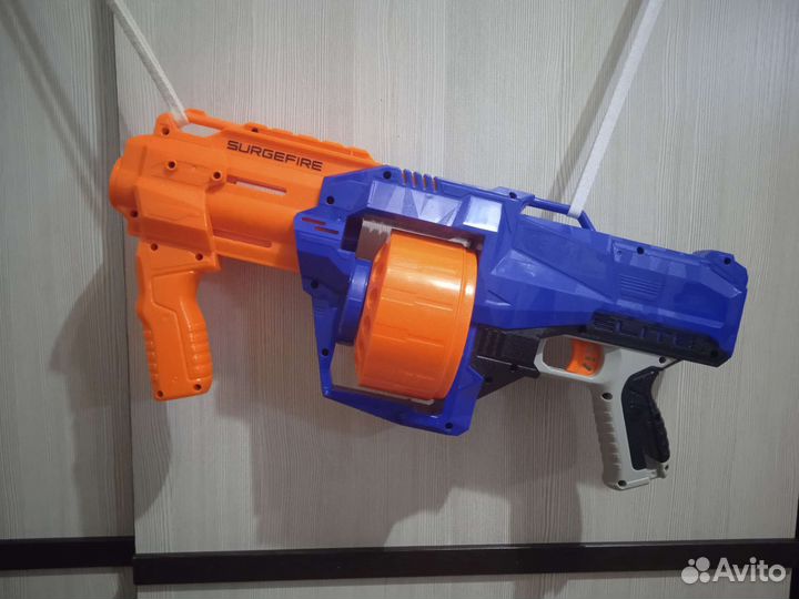 Нерф с барабаном 15 отверстий для пуль