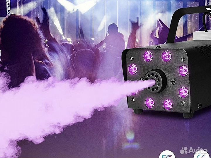 Светомузыка 4в1 и Дым машина 800w + LED