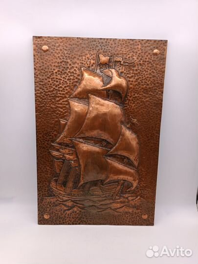 Настенное панно Декоративное Корабль 40*60 см, ДЕ