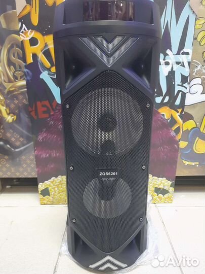 Блютуз колонка большая ZQS6201 58см