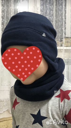 Шапка и снуд флисовые H&M