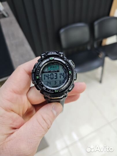 Часы casio PRO trek PRG 40. Чёрный