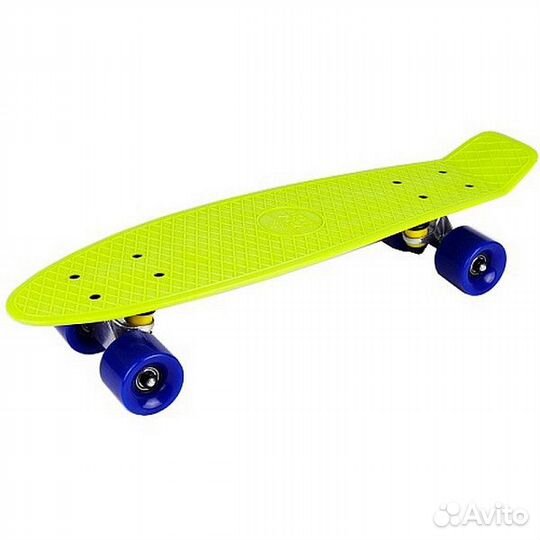 Доска-круизер Vinca Sport DS 01 lime/blue, дека 22