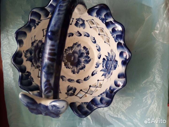 Вазочки Гжель. Времён СССР