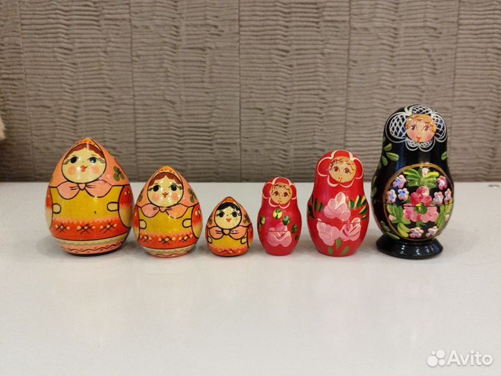 Матрешка деревянная СССР