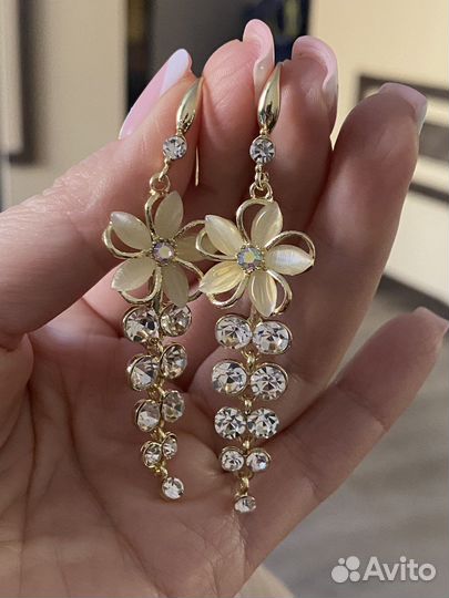 Восхитительные серьги с цветами